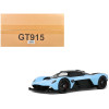 2023 Aston Martin Valkyrie Light Blue with Black Top 1/18 Model Car by GT Spirit