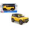 2021 Ford Bronco Badlands Yellow with Black Top