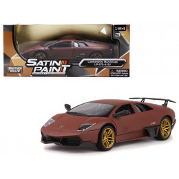 Lamborghini Murcielago LP 670-4 SV Matte Brown 1/24 Diecast Model Car by Motormax