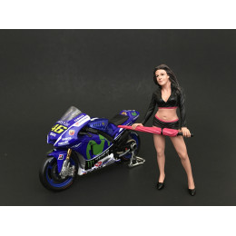 Umbrella Girl I Figure For 1:18 Scale Models by American Diorama