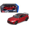 Alfa Romeo Giulia GTAm Red Metallic with Carbon Top 1/18 Diecast Model Car by Bburago
