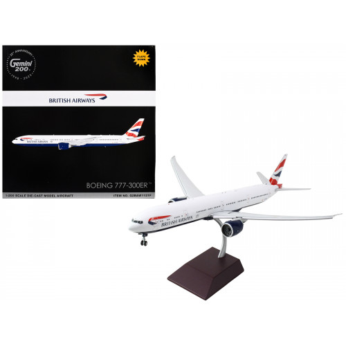 Boeing 777-300ER Commercial Aircraft with Flaps Down 