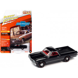 1967 Chevrolet El Camino Tuxedo Black with Red Interior 