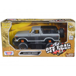 1978 Ford Bronco Custom Gray and Black 