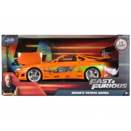 Brian's Toyota Supra Orange with Graphics 