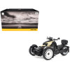 Can-Am Ryker Rally 3-Wheel Motorcycle Sand Storm and Black 1/12 Diecast Model by BRP Models