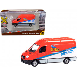 1990 Mercedes Benz Sprinter Van Red and White 