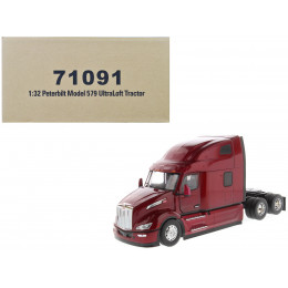 Peterbilt 579 Ultraloft Tractor Truck Red Metallic 