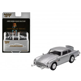 Aston Martin DB5 RHD (Right Hand Drive) Birch Silver Metallic 007 James Bond 
