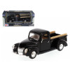 1940 Ford Pickup Truck Black 1/24 Diecast Model Car by Motormax