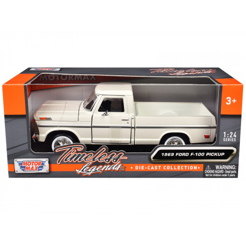1969 Ford F-100 Pickup Truck Cream 