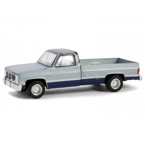 1985 GMC Sierra Classic K2500 Pickup Truck Silver Metallic and Midnight Blue 