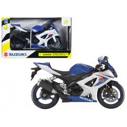 2008 Suzuki GSX-R1000 Blue Bike Motorcycle 1/12 by New Ray