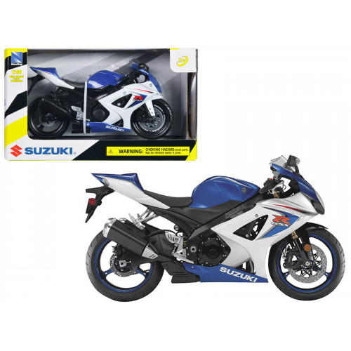 2008 Suzuki GSX-R1000 Blue Bike Motorcycle 1/12 by New Ray