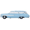 1964 Ford Country Sedan Skylight Blue 1/87 (HO) Scale Diecast Model Car by Oxford Diecast
