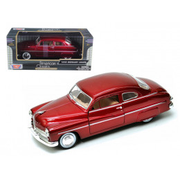 1949 Mercury Red 1/24 Diecast Model Car by Motormax