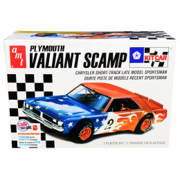 Skill 2 Model Kit Plymouth Valiant Scamp Kit Car 1/25 Scale Model by AMT