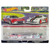 BMW M1 Procar #8 White with Red Stripes and Lancia Stratos Group 5 #829 White with Stripes