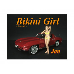 Jan Bikini Calendar Girl Figure for 1/24 Scale Models by American Diorama
