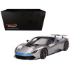 2019 Automobili Pininfarina Battista Grigio Luserna Silver Metallic with Iconica Blu Blue Accents and Black Top
