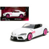 2020 Toyota Supra White Metallic with Pink Wheels