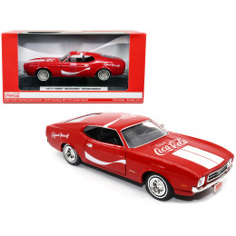 1971 Ford Mustang Sportsroof Red with White Stripes 