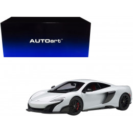 Mclaren 675LT Silica White 1/18 Model Car by Autoart