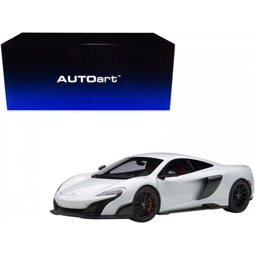 Mclaren 675LT Silica White 1/18 Model Car by Autoart