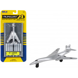 Rockwell B-1 Lancer Bomber Aircraft Silver Metallic 