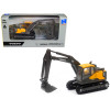 Volvo EC140E Track-Type Excavator Yellow Diecast Model by New Ray