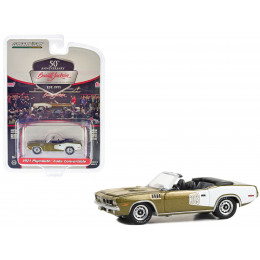 1971 Plymouth Barracuda 383 Convertible Tawny Gold Metallic and White (Lot #1071) Barrett Jackson 