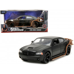 2006 Dodge Charger Matt Black with Outer Cage 
