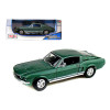 1967 Ford Mustang GTA Fastback Green Metallic with White Stripes 1/18 Diecast Model Car by Maisto