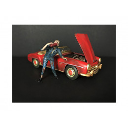 Zombie Mechanic Figurine III for 1/24 Scale Models by American Diorama