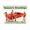 Christmas Girls 4 pieces Figure Set for 1:24 Scale Diecast Model Cars by American Diorama