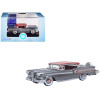 1958 Edsel Citation Silver Gray Metallic with Ember Red Top and Red Interior 1/87 (HO) Scale Diecast Model Car by Oxford Diecast
