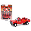 1986 Chevrolet C20 Custom Deluxe Pickup Truck Red First Attack Unit Fire Equipment and Hose and Tank
