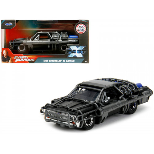 1967 Chevrolet El Camino with Cannons Matt Black 