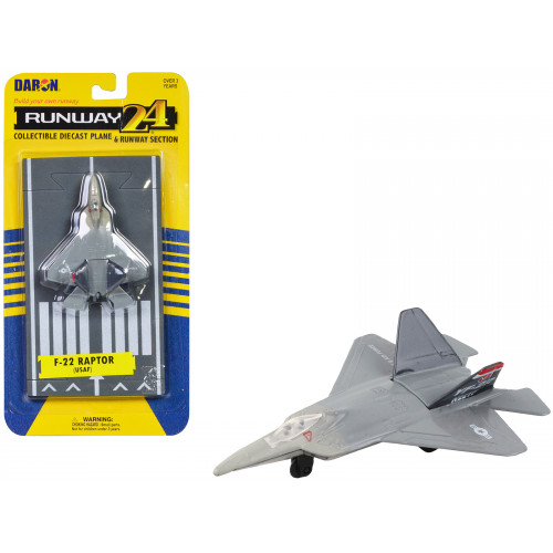 Lockheed Martin F-22 Raptor Stealth Aircraft Gray 
