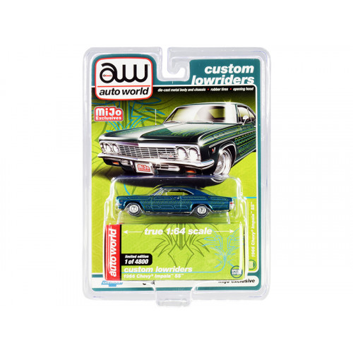 1966 Chevrolet Impala SS Blue Metallic with Graphics 