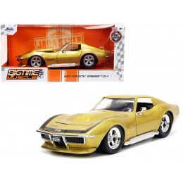 1969 Chevrolet Corvette Stingray ZL-1 Gold Metallic with Black Stripe 
