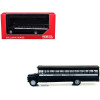 Prisoner Transport Bus Black 1/87 (HO) Plastic Model Car by Promotex