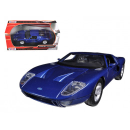 Ford GT Blue 1/24 Diecast Car Model by Motormax