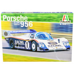 Skill 2 Model Kit Porsche 956 1/24 Scale Model by Italeri