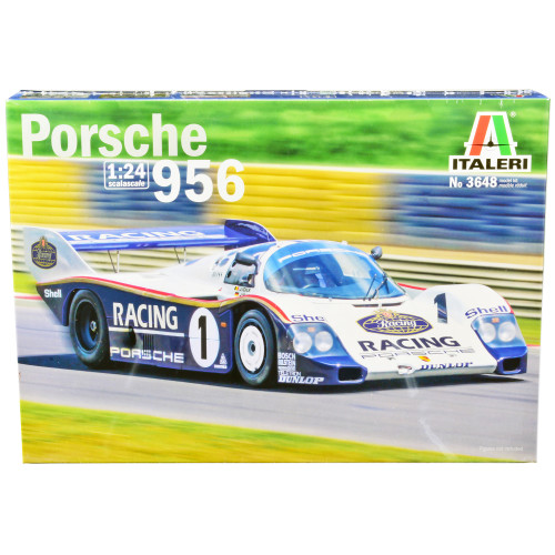 Skill 2 Model Kit Porsche 956 1/24 Scale Model by Italeri