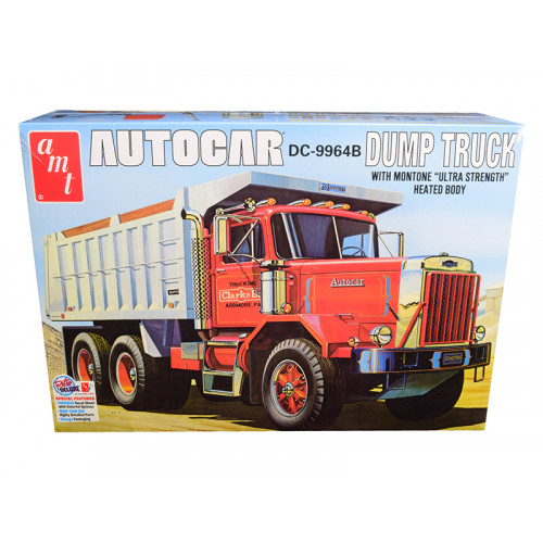 Skill 3 Model Kit Autocar DC-9964B Dump Truck 1/25 Scale Model by AMT