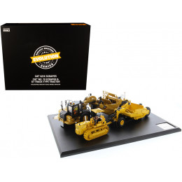 CAT Caterpillar 621K Tractor Scraper and CAT Caterpillar D7 Track-Type Tractor with No. 70 Scraper Set 