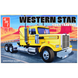 Skill 3 Model Kit Western Star 4964 Truck Tractor 1/24 Scale Model by AMT