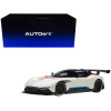 Aston Martin Vulcan Stratus White with Red and Blue Stripes 1/18 Model Car by Autoart