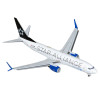 Boeing 737-800 Commercial Aircraft with Flaps Down